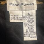 Rena Rowan  size 10 faux fur leopard print skirt Photo 2