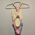 Solid & Striped RE/DONE x  Venice Swim Suit Tie Dye Cotton Candy Cloud One Piece Photo 4