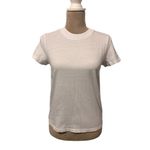 Madewell  Premium Standard The Shrunken Tee White Cotton Shirt Size XS Photo 4