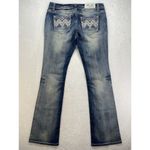 GRACE IN LA New jeans Womens sz 31 embellished pockets aztec lace denim bootcut Photo 15