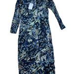 Ted Baker Ted NWT Baker London Black High Neck Printed Bodycon Maxi Dress Size 2 Photo 0