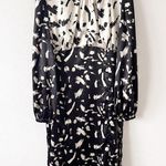 Chi Chi London Adelina Monochrome Satin Midi Dress in Black White Photo 1