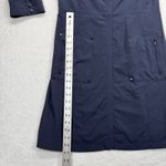 Zenergy by Chico's Trench Coat Lightweight Full Zip‎ Jacket Blue Size S READ Photo 3