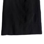 Tory Burch Stitched Black Wool Pieced Knee Length Pencil Skirt Size 4 Photo 2
