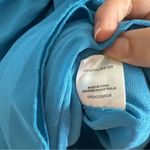 Meshki NWT  Suzanna Strapless Ruffle Mini Dress Marine Blue Teal XL Photo 8