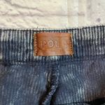 POL  Corduroy Flare Pants cords bell bottoms Blue black Wash Anthropologie Photo 1