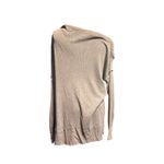 We The Free  Get Together Gray Long Sleeve Off Shoulder Shirt. Size Small Photo 1