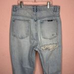 ROLLA’S Original Straight Light Wash High Rise Distressed Cropped Jeans. Size 30 Blue Photo 7