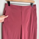 Athleta NEW Brooklyn high rise wide leg jogger pants berry pink 10 Photo 3