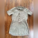 Lucky Brand Olive Green Shirt Dress 2178 Photo 3
