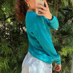 Amazon Mondetta teal crewneck sweatshirt Photo 2