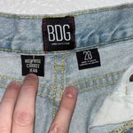 BDG High-Rise Cutoff Denim Shorts Size 28 Light Wash Photo 2