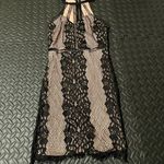 Charlotte Russe  lace nude and black bodycon dress XS Photo 1