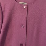 Nordstrom Lilac purple Floral pattern button dress coat💜 Photo 2