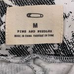 Urban Outfitters Women’s Medium Black White Floral Fit and Flare Mini Skirt Photo 1