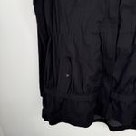 Lululemon Apres Practice Anorak Jacket Black Cinch Waist Hooded Full Zip Women 6 Photo 2
