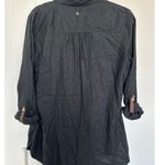Sherpa Women's Black Hemp Blend Button Photo 6