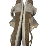 Birkenstock Gizeh Thongs Metallic Rose Leather Shoes Flip Flops Sandals Size 38 Photo 6