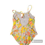 Aerie  Printed Ruffle Keyhole One Piece Floral Swimsuit Photo 5