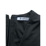 T by Alexander Wang Black Cutout V Neck Long Sleeve Midi Dress Size XS Photo 1