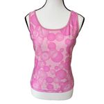 American Vintage 90'S VINTAGE BUBBLE GUM GRAPHIC Pink Lily's Of Beverly Hills tank top MEDIUM Photo 2
