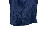 J.Crew Women Tank Top Metallic Silk Blend Sleeveless Scoop Neck Navy Blue 14 Photo 8