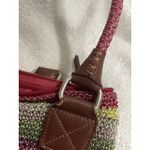 The Sak Crochet Multi Colored Stripes Boho Shoulder Bag Purse Photo 4