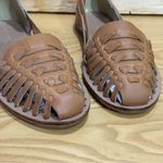 Nisolo Women's Huarache Handwoven Tan Leather Sandals Size 9.5 Photo 3
