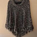 Hem & Thread  Pullover Fringe Poncho Size S/M Photo 1