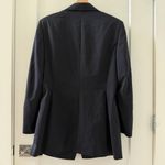 ESCADA Margaretha Ley Black 100% Wool Blazer Jacket White Accent Size 38 Photo 1