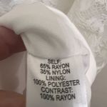 Lulus Lulu’s white lace strapless dress size L Photo 5