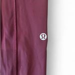 Lululemon  Burgundy High-Waisted Leggings Size 4 Photo 4