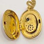 Vintage Gold tone Cameo Locket Necklace Photo 12
