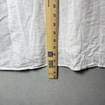 Blue Island White Long Sleeve Gauze Tunic Beach Swim Cover Up Top 100% Cotton M Photo 8