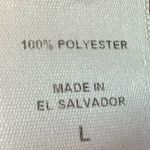 New York & Co. Sweet Pea NY & Co By Stacy Frati Red Animal Print Top Sz L Short Sleeve Sheer Photo 9