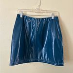 Urban Outfitters Teal Contrast Stitch Mini Skirt Photo 5