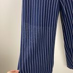 Nic+Zoe Midnight Lines Crop Wide Leg Pants Knit Women's Size Medium Stripes Photo 5