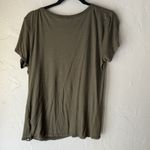 Rock & Republic Shirt Womens Large V Neck Rayon Pocket Tee Lightweight Photo 9