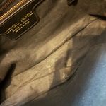 Vittoria Napoli Italian Leather tote bag with gold hardware Black Photo 5