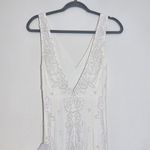 Lulus White Mermaid Beaded Wedding Dress NWT Size Small Sequined Wedding Gown Photo 8