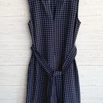 Lark & Ro Crew Split Neck Navy and White A Photo 3