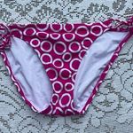 Victoria's Secret Pink White Circle bikini swim bottom size large Photo 0