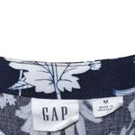 Gap  blue and white floral sleeveless and v-neck spring/summer dress size medium Photo 3