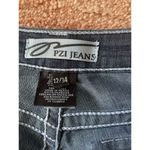 PZI Jeans Women’s Dark Wash Bootcut Stretch Denim Curvy Fit Size 12 Inseam 34 Blue Photo 1