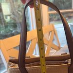 Vintage G H Bass & Co. Tan Woven Handbag Bag Photo 5