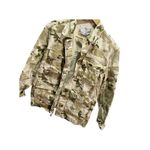 Bershka Camo Classic army jacket in beige Cotton Denim XS Casual Photo 2