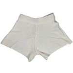 We Wore What  XS Pull‎ On Sweater Short Chunky Cozy Stitch Zel Ivory Knit Photo 2
