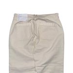 Loft NWT The Girlfriend Mid Rise Utility Jeans Off White Cream Sz 27 / 4 Petite Photo 4