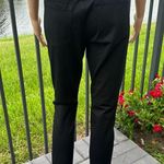 Banana Republic faux leather front black pants. Sz 6 Photo 3