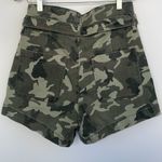 DL1961  Premium Denim Camile Belted Paper Bag Shorts Camo Women's Camo Size 26 Photo 9